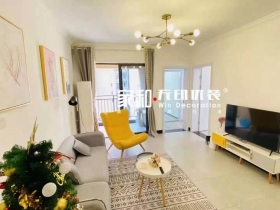 又一套小清新风格工地完工