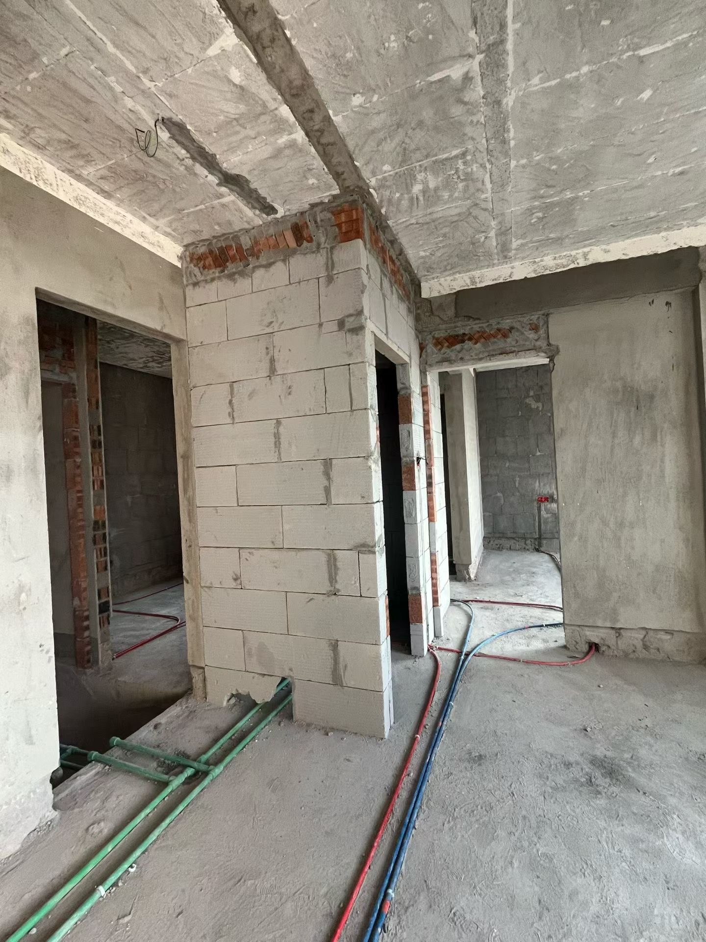 水电完工打压测试 打压测试完成